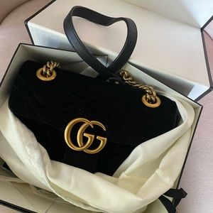 Gucci Velvet Matalesse Mini GG Marmont